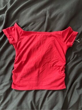 PacSun Red Off-Shoulder Women's Top
